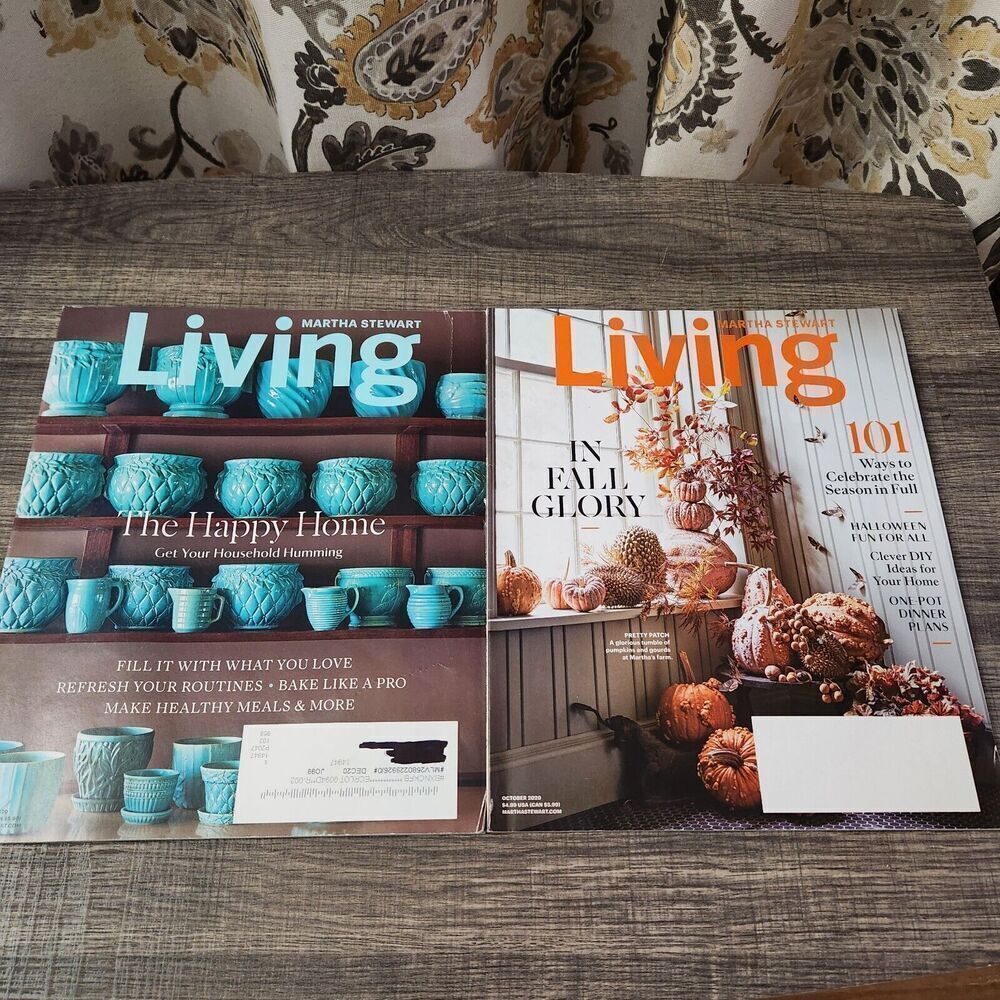 Martha Stewart Living Magazine Lot September, October 2020 Back Issue - Picture 8 of 8